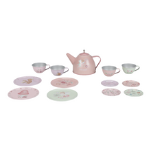 Load image into Gallery viewer, Tin Tea Set - Fairy Garden
