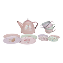 Load image into Gallery viewer, Tin Tea Set - Fairy Garden
