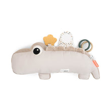 Load image into Gallery viewer, Done by Deer Tummy Time Activity Toy Croco - Sand Colour
