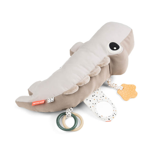 Done by Deer Tummy Time Activity Toy Croco - Sand Colour