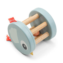 Load image into Gallery viewer, Done by Deer Wooden Rattle Birdee - Blue
