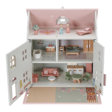 Load image into Gallery viewer, Little dutch wooden dolls house  with the furniture included
