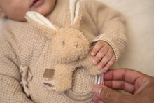 Load image into Gallery viewer, Baby playing with Little Dutch Ring Rattle Baby Bunny
