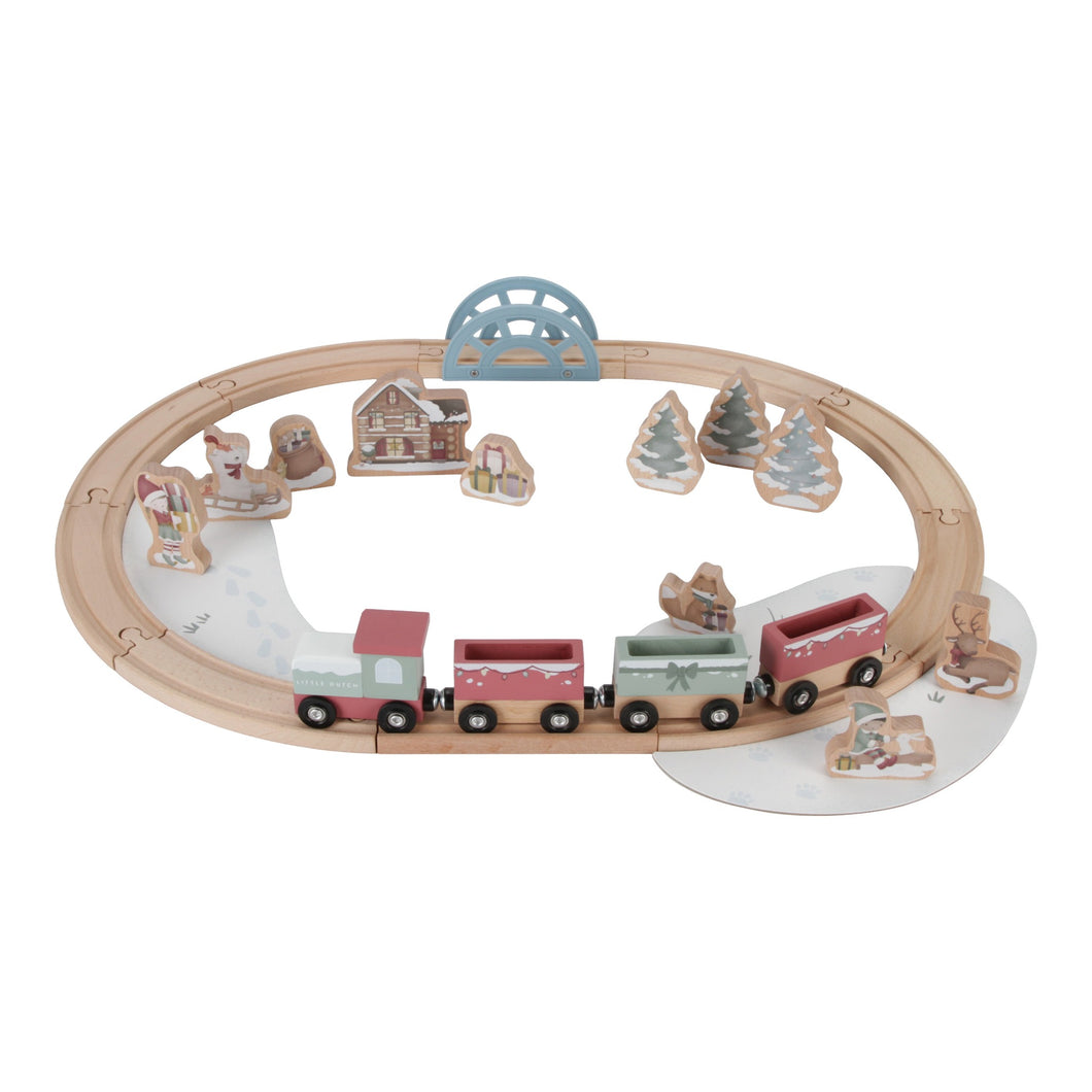 Little Dutch Christmas Wooden Train Track