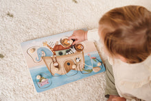 Load image into Gallery viewer, Girl playing with Little Dutch Sound Puzzle - Noah&#39;s Ark
