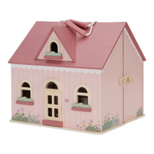 Load image into Gallery viewer, Portable Wooden Doll&#39;s House
