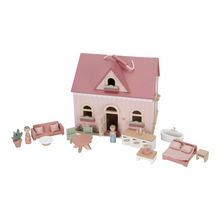 Load image into Gallery viewer, Portable Wooden Doll&#39;s House
