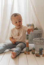 Load image into Gallery viewer, Child playing with Building Blocks - Forest Friends
