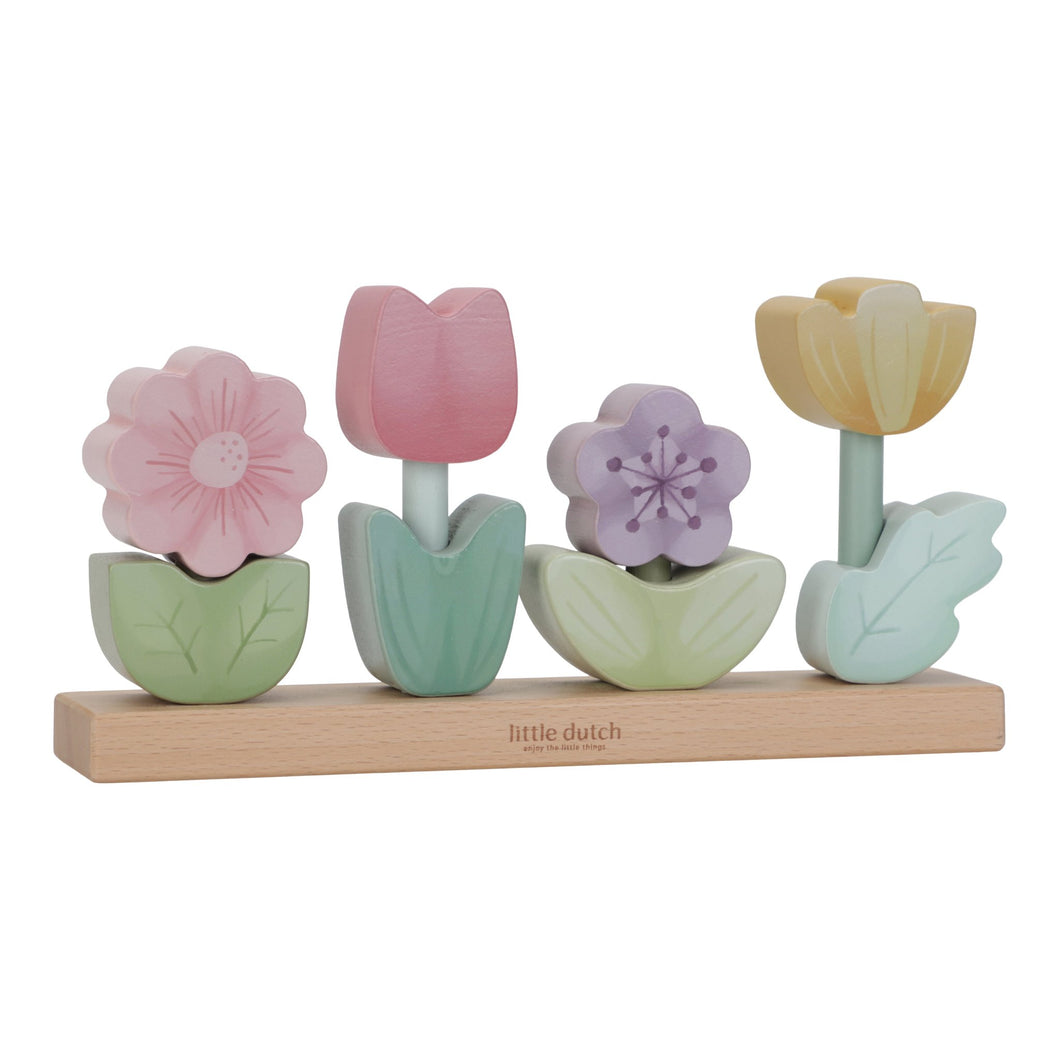 Little Dutch Fairy Garden Flowers Stacking Puzzle