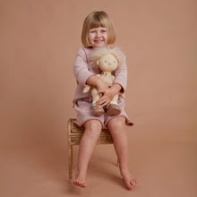 Load image into Gallery viewer, Girl playing with Dinkum doll Olli Ella Dinkum Doll Petal
