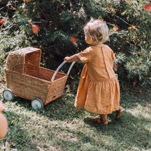 Load image into Gallery viewer, Girl playing with  Rattan Strolley
