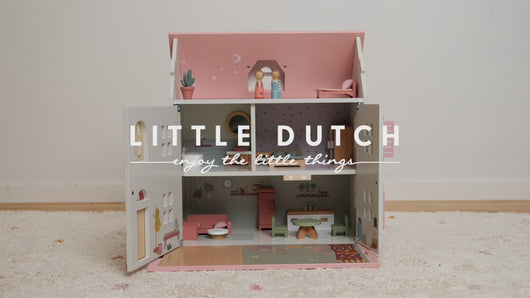 Little dutch wooden dolls house video