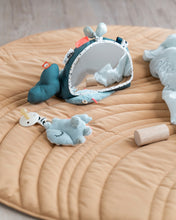 Load image into Gallery viewer, Activity Floor Mirror Wally - Blue Tummy time tags Done by Deer  mirror
